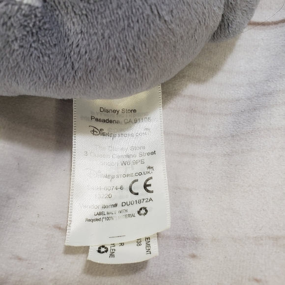 Disney Eeyore Donkey Plush Stuffed Animal 7 Inch Winnie The Pooh Bean Tush - Picture 7 of 9